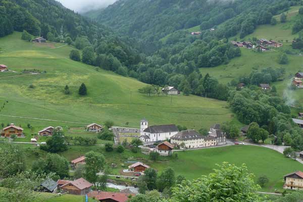 Entremont village des Alpes de Haute Savoie